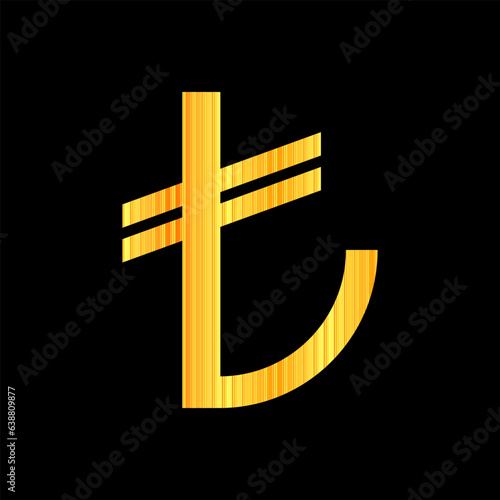Turkish lira symbol.