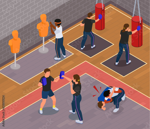 Self Defence Illustration