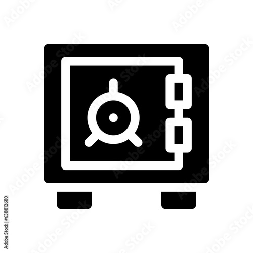 safety box glyph icon