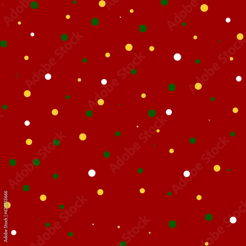 background with red and white dots