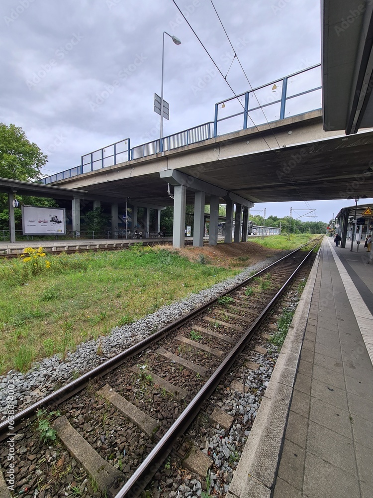 Gleise am Rostocker Bahnhof in Lütten Klein