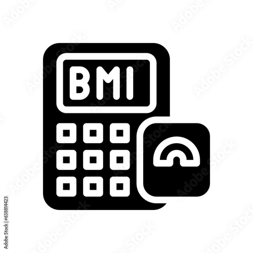 bmi glyph icon