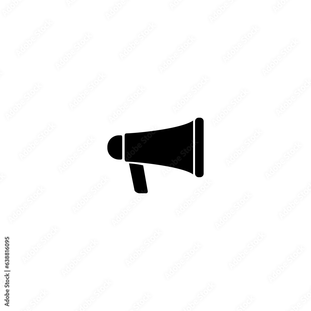 Megaphone icon isolated on white background Megaphone icon isolated on white background