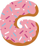 Donut Font Letter G