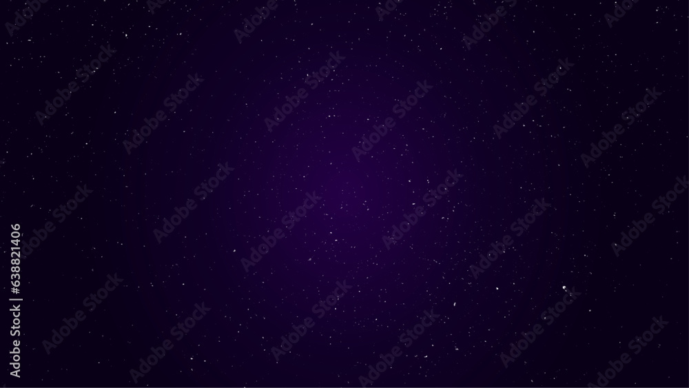 Fototapeta premium Horizontal night sky background. Vector abstract background.