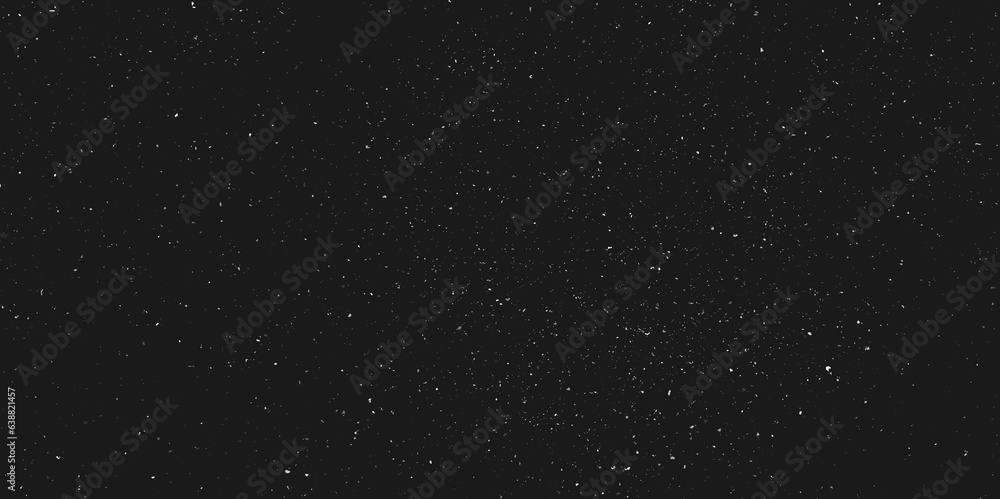 Night starry sky, dark blue space background with stars. Abstract white stars in a black sky