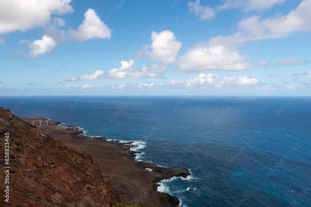 Obraz premium Punta de Teno is a small, rocky headland that forms the northwestern tip of Tenerife Canary islands Spain