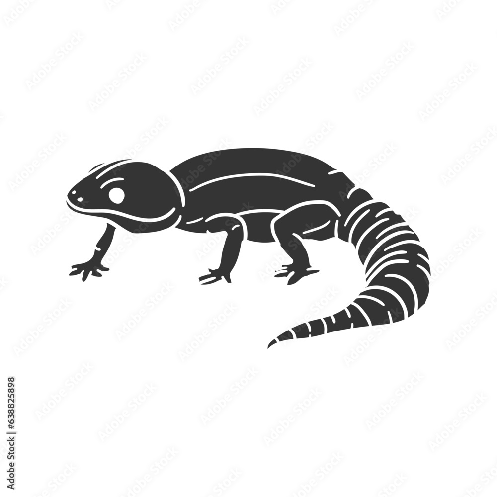 Triton Icon Silhouette Illustration. Amphibian Vector Graphic Pictogram ...