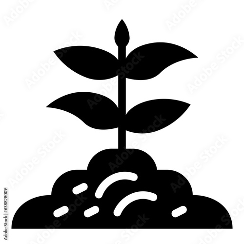  Garden, Landscaping, Outside, Park, Planting, Gardening, Farming Glyph Icon