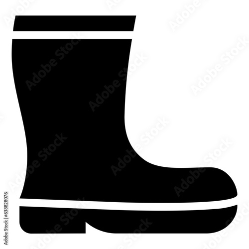  Rubber, Boot, Agriculture, Farming, Gardening Glyph Icon