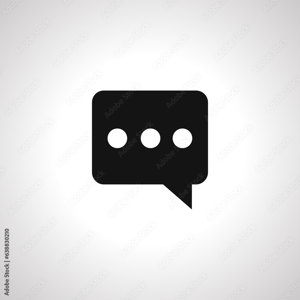 Chat buble icon. Dialogue conversational bubble icon. speech bubble icon Chat buble icon. Dialogue conversational bubble icon. speech bubble icon