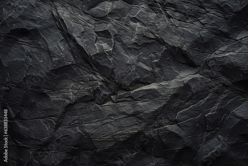 Dark gray rough stone texture background © Sewupari Studio