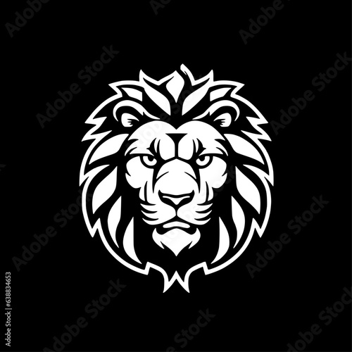 Lion - Minimalist and Flat Logo - Vector illustration © CreativeOasis
