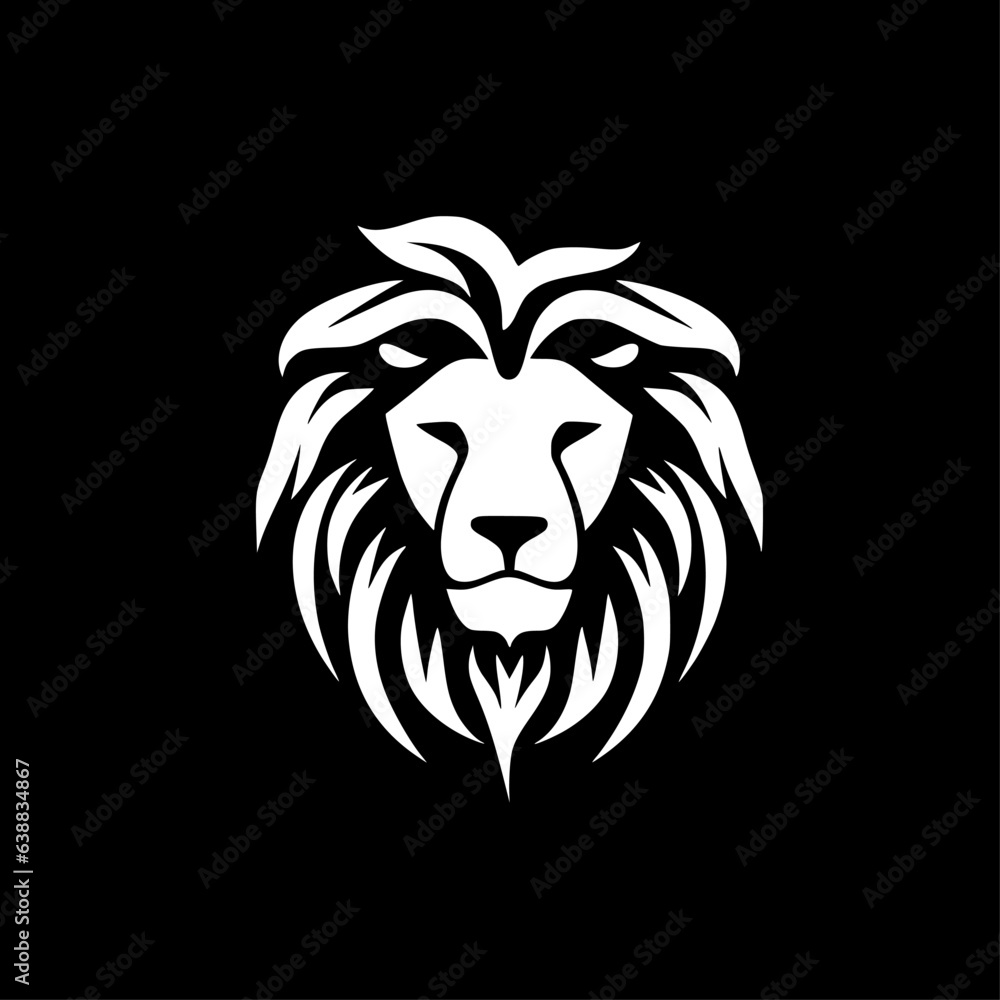 Lion | Minimalist and Simple Silhouette - Vector illustration Lion | Minimalist and Simple Silhouette - Vector illustration