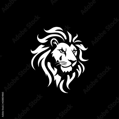 Lion | Minimalist and Simple Silhouette - Vector illustration