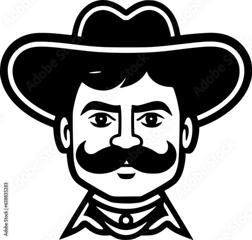 Mexican - High Quality Vector Logo - Vector illustration ideal for T-shirt graphic
