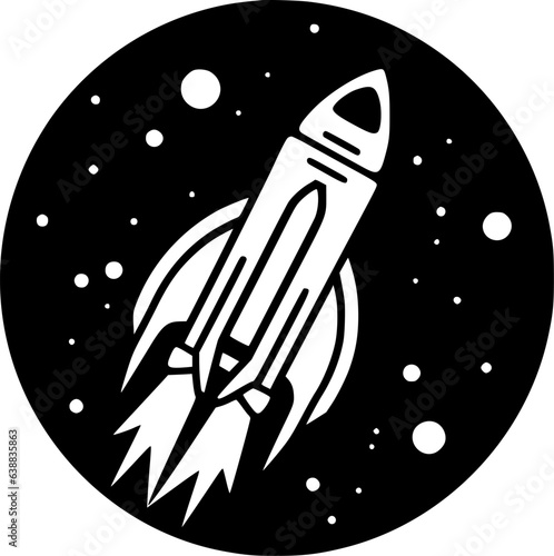 Rocket - High Quality Vector Logo - Vector illustration ideal for T-shirt graphic
