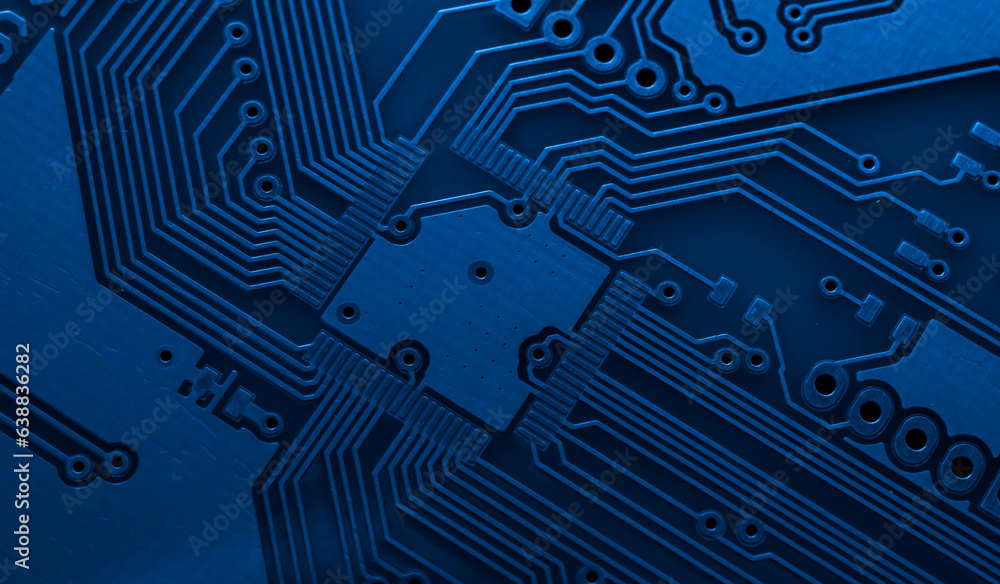 printed circuit. layout of tracks printed circuit. layout of tracks