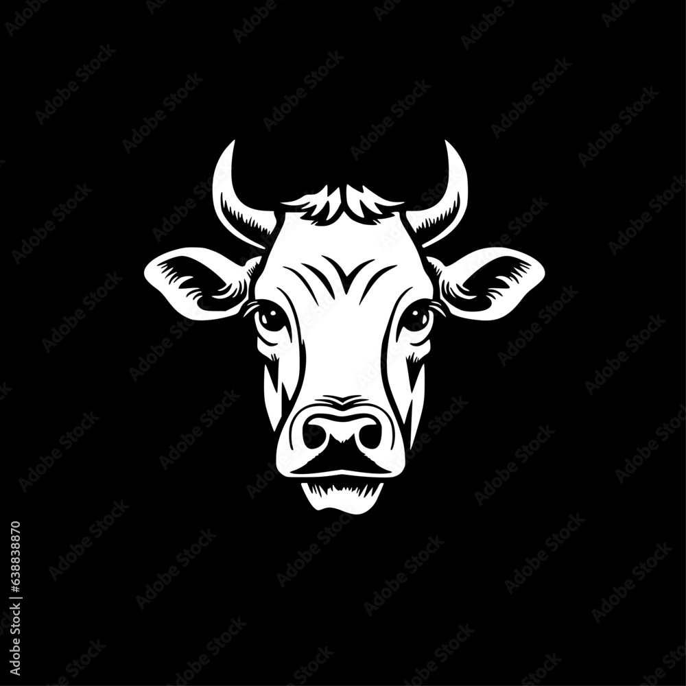 Cow - High Quality Vector Logo - Vector illustration ideal for T-shirt graphic Cow - High Quality Vector Logo - Vector illustration ideal for T-shirt graphic
