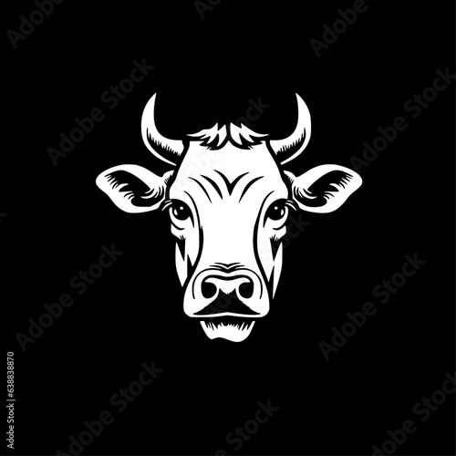 Cow - High Quality Vector Logo - Vector illustration ideal for T-shirt graphic