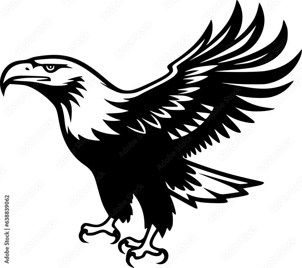 Eagle - High Quality Vector Logo - Vector illustration ideal for T-shirt graphic Eagle - High Quality Vector Logo - Vector illustration ideal for T-shirt graphic
