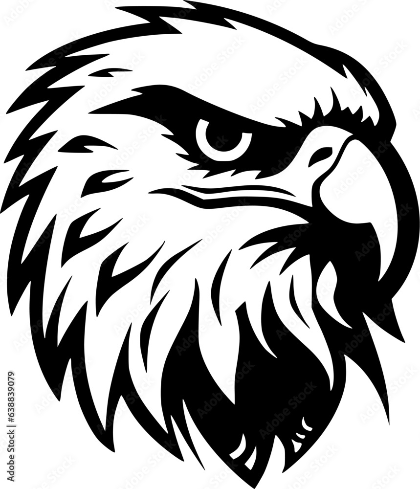 Eagle - Minimalist and Flat Logo - Vector illustration Eagle - Minimalist and Flat Logo - Vector illustration