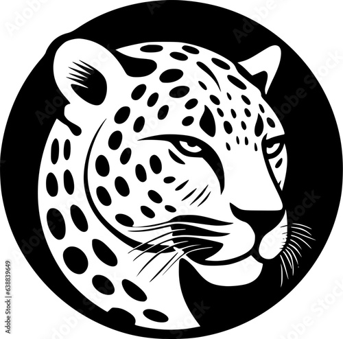 Leopard | Minimalist and Simple Silhouette - Vector illustration