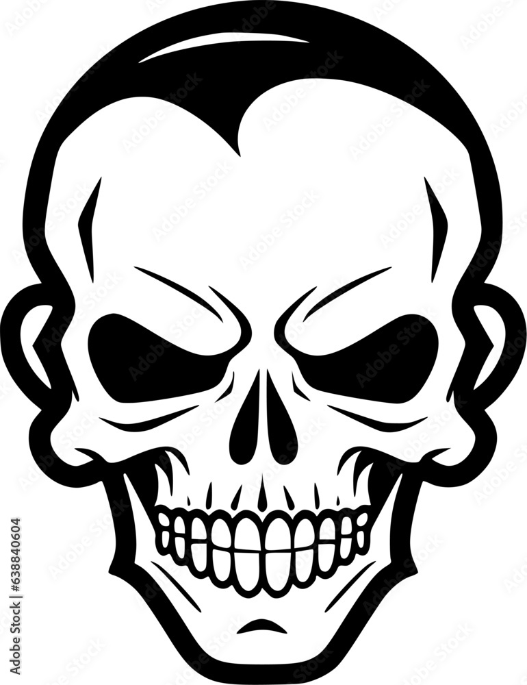 Fototapeta premium Skull - High Quality Vector Logo - Vector illustration ideal for T-shirt graphic