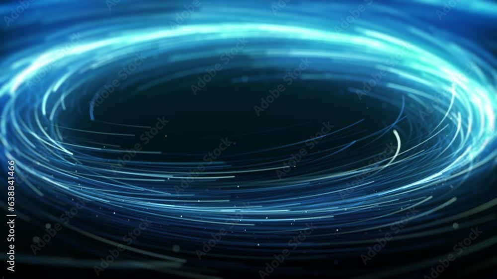 Kinetic Concentric Circles Spinning/ 4k animation of abstract dynamic ...