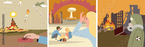 Nuclear War Square Set