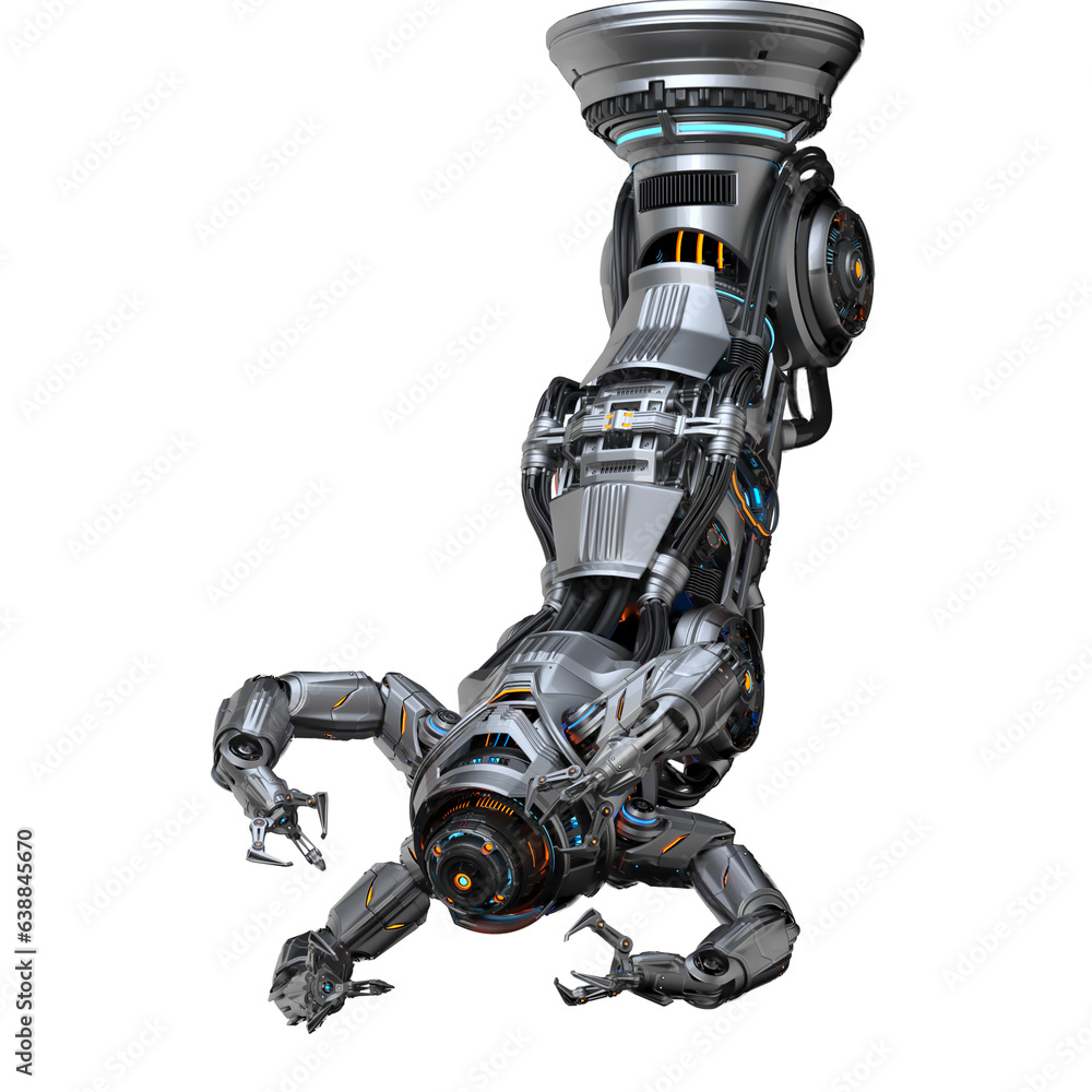 SciFi robotic arm or detailed futuristic claw. Gripper manipulator or