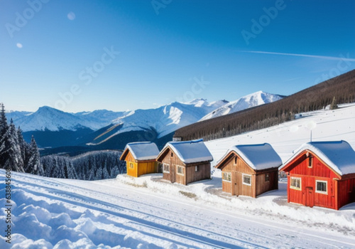 ski resort in the mountains © Nazir