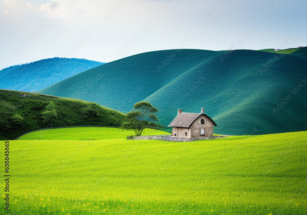 landscape in the mountains