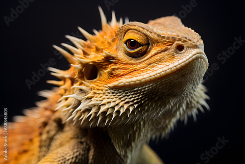 A Bearded Dragon portrait, wildlife photography