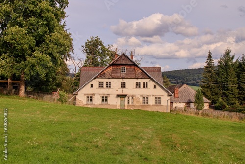 A lodge in the countryside at National Park Sumava, Czech republic