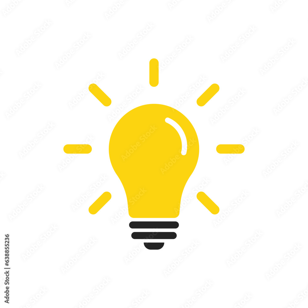 A vector light bulb icon - a symbol of ideas and intellect. Bright and graphic, it conveys efficient and intelligent illumination, along with innovative paths. (EPS 10) A vector light bulb icon - a symbol of ideas and intellect. Bright and graphic, it conveys efficient and intelligent illumination, along with innovative paths. (EPS 10)