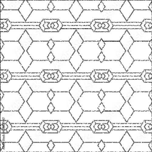 White background with black Dashes lines. Plain background with  simpe pattern. Black and white color. Abstract background for web page, textures, card, poster, fabric, textile.