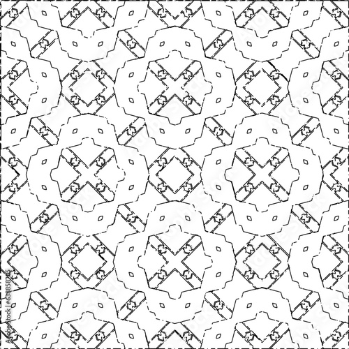 White background with black Dashes lines. Plain background with  simpe pattern. Black and white color. Abstract background for web page, textures, card, poster, fabric, textile.