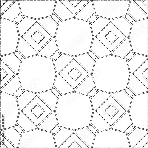 White background with black Dashes lines. Plain background with  simpe pattern. Black and white color. Abstract background for web page, textures, card, poster, fabric, textile.