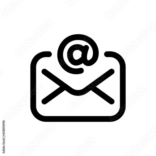 Simple Email icon. The icon can be used for websites, print templates, presentation templates, illustrations, etc