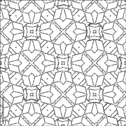 White background with black Dashes lines. Plain background with  simpe pattern. Black and white color. Abstract background for web page, textures, card, poster, fabric, textile.