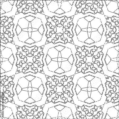 White background with black Dashes lines. Plain background with  simpe pattern. Black and white color. Abstract background for web page, textures, card, poster, fabric, textile.