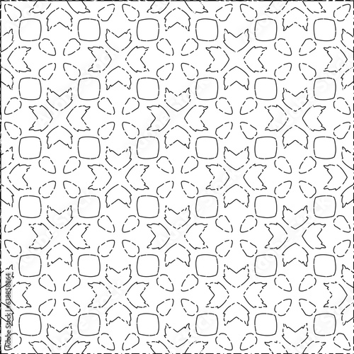 White background with black Dashes lines. Plain background with  simpe pattern. Black and white color. Abstract background for web page, textures, card, poster, fabric, textile.