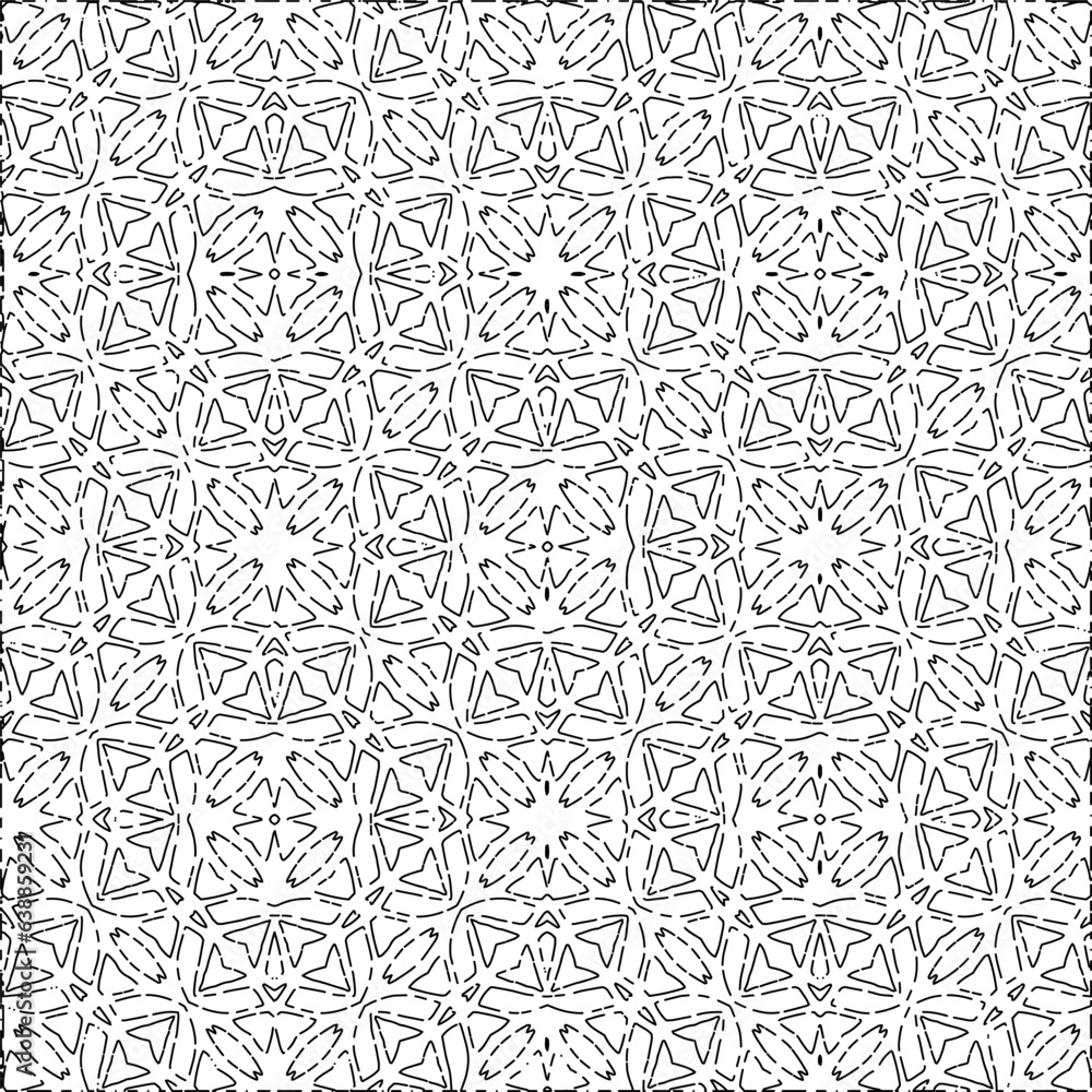 Fototapeta premium White background with black Dashes lines. Plain background with simpe pattern. Black and white color. Abstract background for web page, textures, card, poster, fabric, textile.