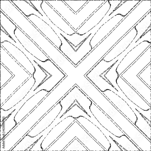 White background with black Dashes lines. Plain background with  simpe pattern. Black and white color. Abstract background for web page, textures, card, poster, fabric, textile.