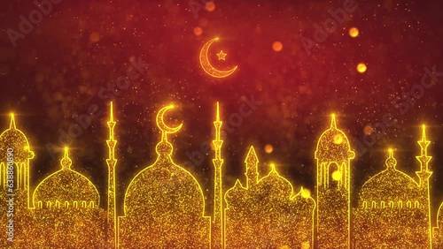 Islam Theme Background for Ramadan, Eid, Muharram, Hijri, Haj Events
 photo