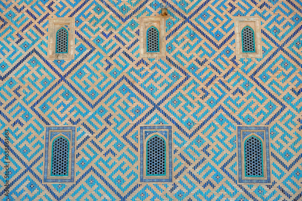 Obraz premium The Mausoleum of Khoja Ahmed Yasawi in the city of Turkestan, Kazakhstan