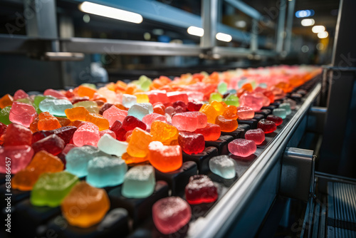 Sweets factory, sweets production process
