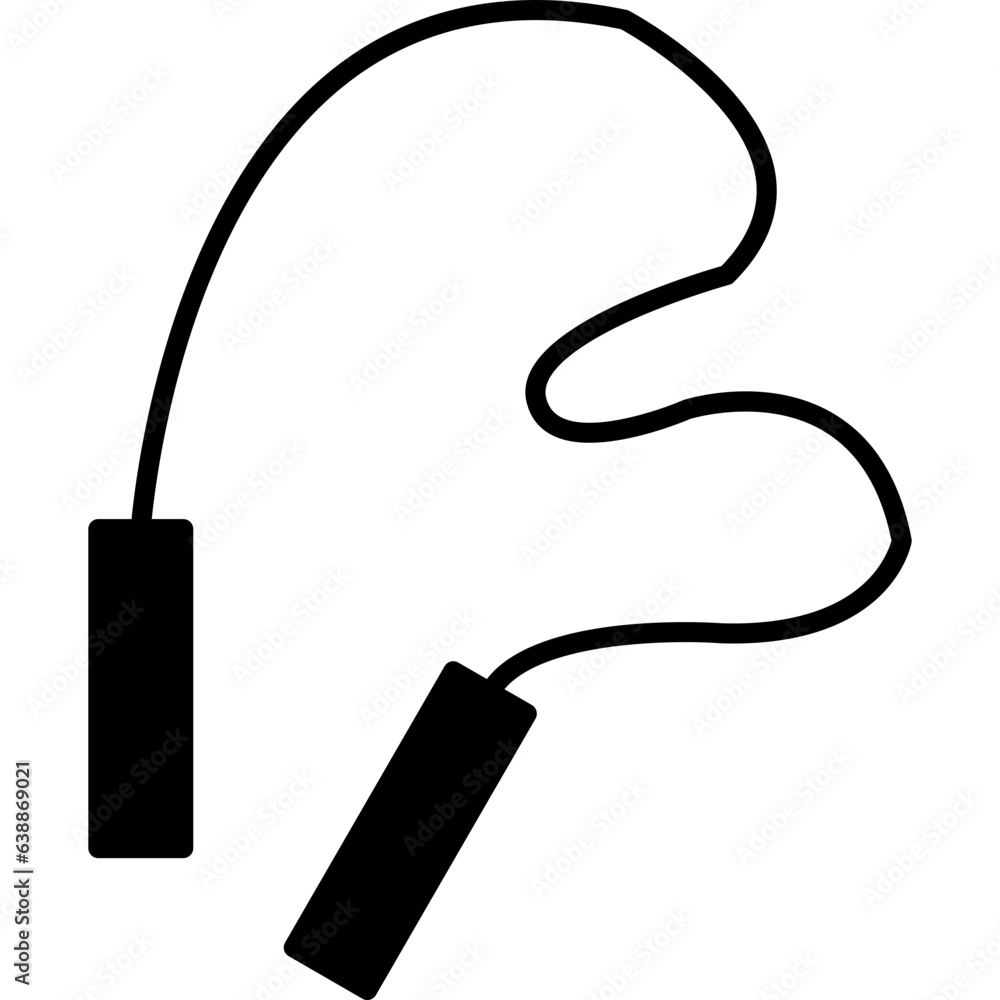 Jumping Rope Icon Jumping Rope Icon