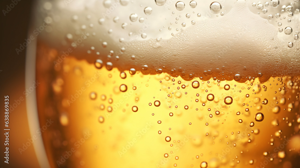 Pouring beer with bubble froth in glass, captured in a front view that features a wave curve shape. Close-up modern background of beer with bubbles in glass.
Generative AI Pouring beer with bubble froth in glass, captured in a front view that features a wave curve shape. Close-up modern background of beer with bubbles in glass.
Generative AI